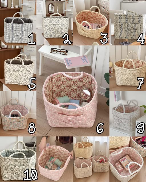 QUILTED CARRY ALL BASKET | PREORDER