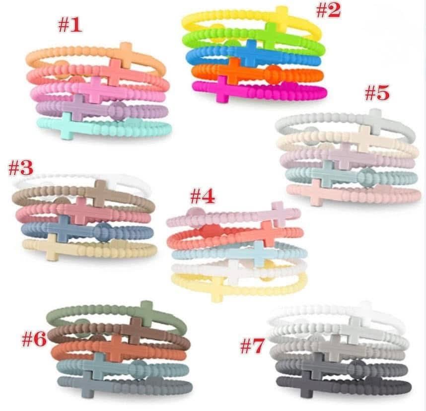 CROSS BRACELET STACK
