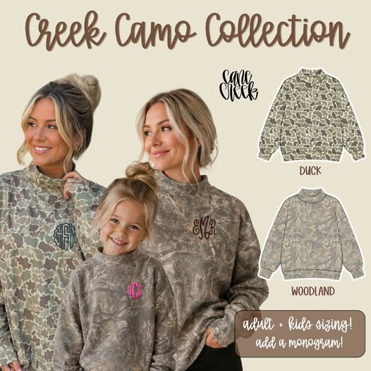 CREEK CAMO COLLECTION | MOCKNECK PREORDER -